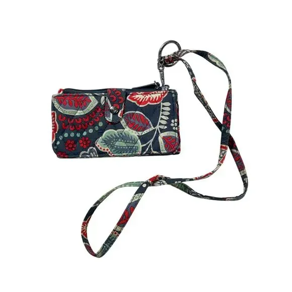 Vera Bradley Wristlet With Multiple Compartments Floral Print - Picture 2 of 10